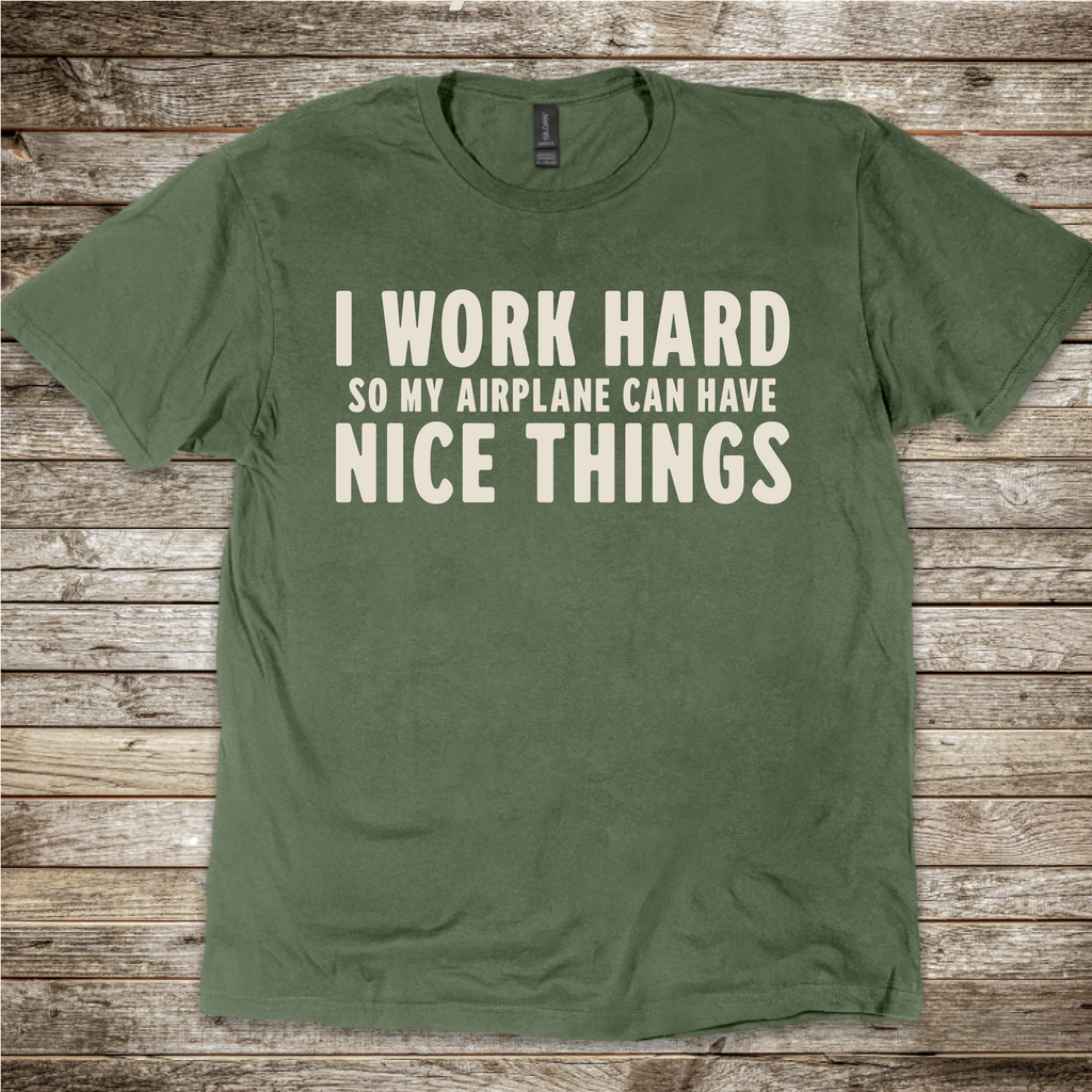 Aviation gift shirt for pilots and aircraft owners
