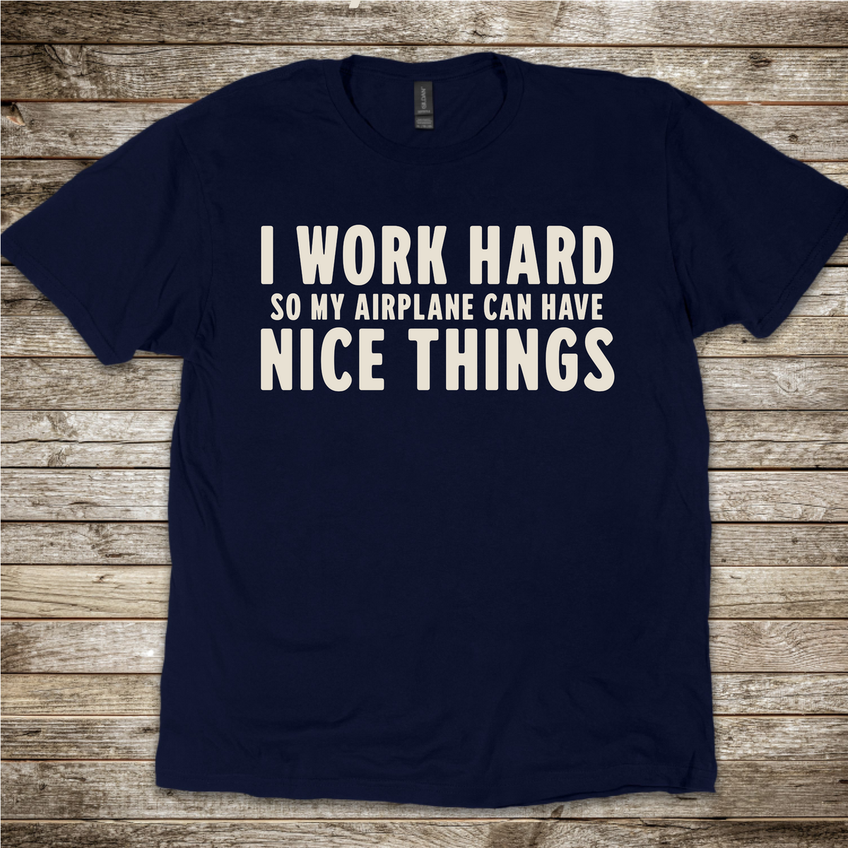 Pilot T-shirt about flying costs and priorities