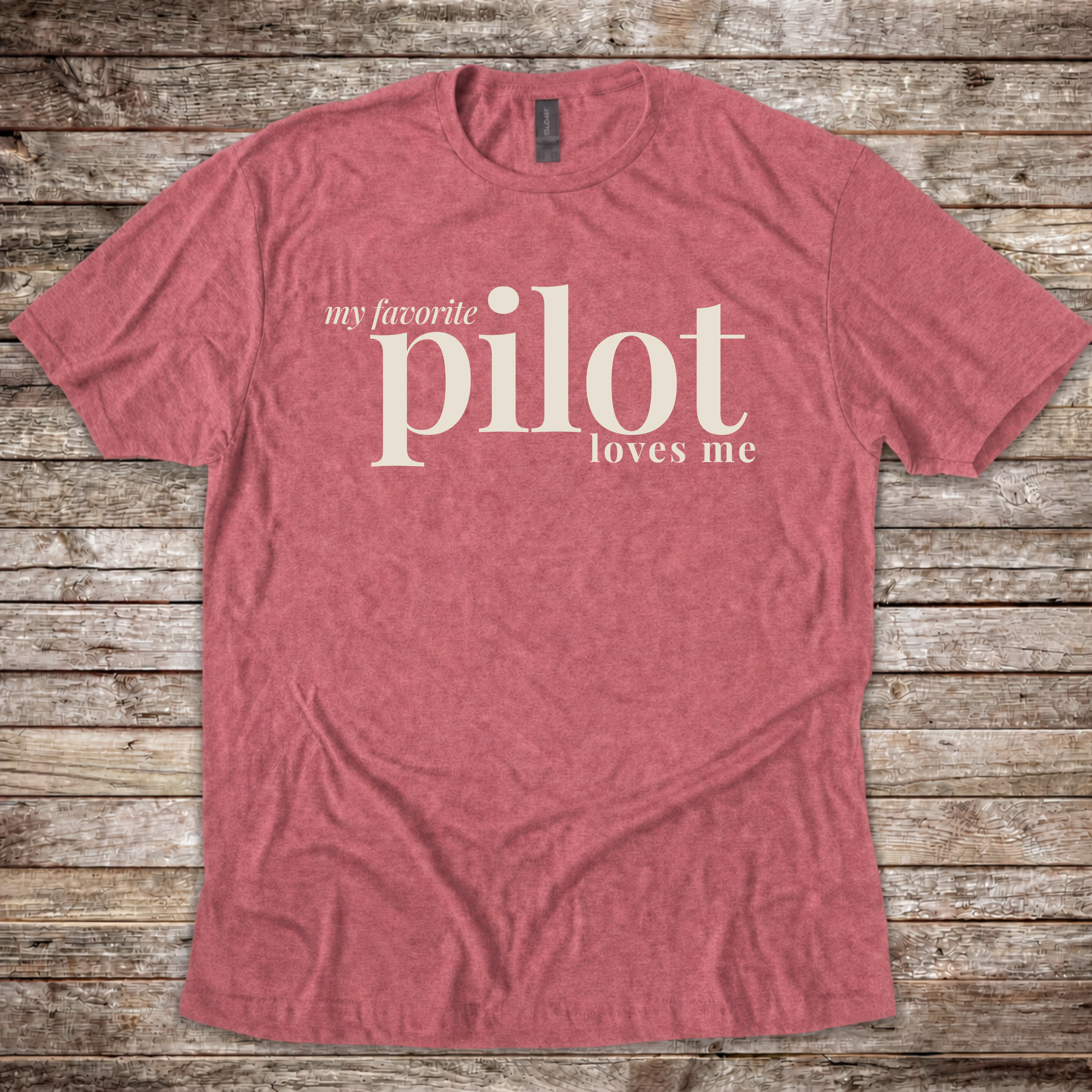 My Favorite Pilot Loves Me Classic T-Shirt
