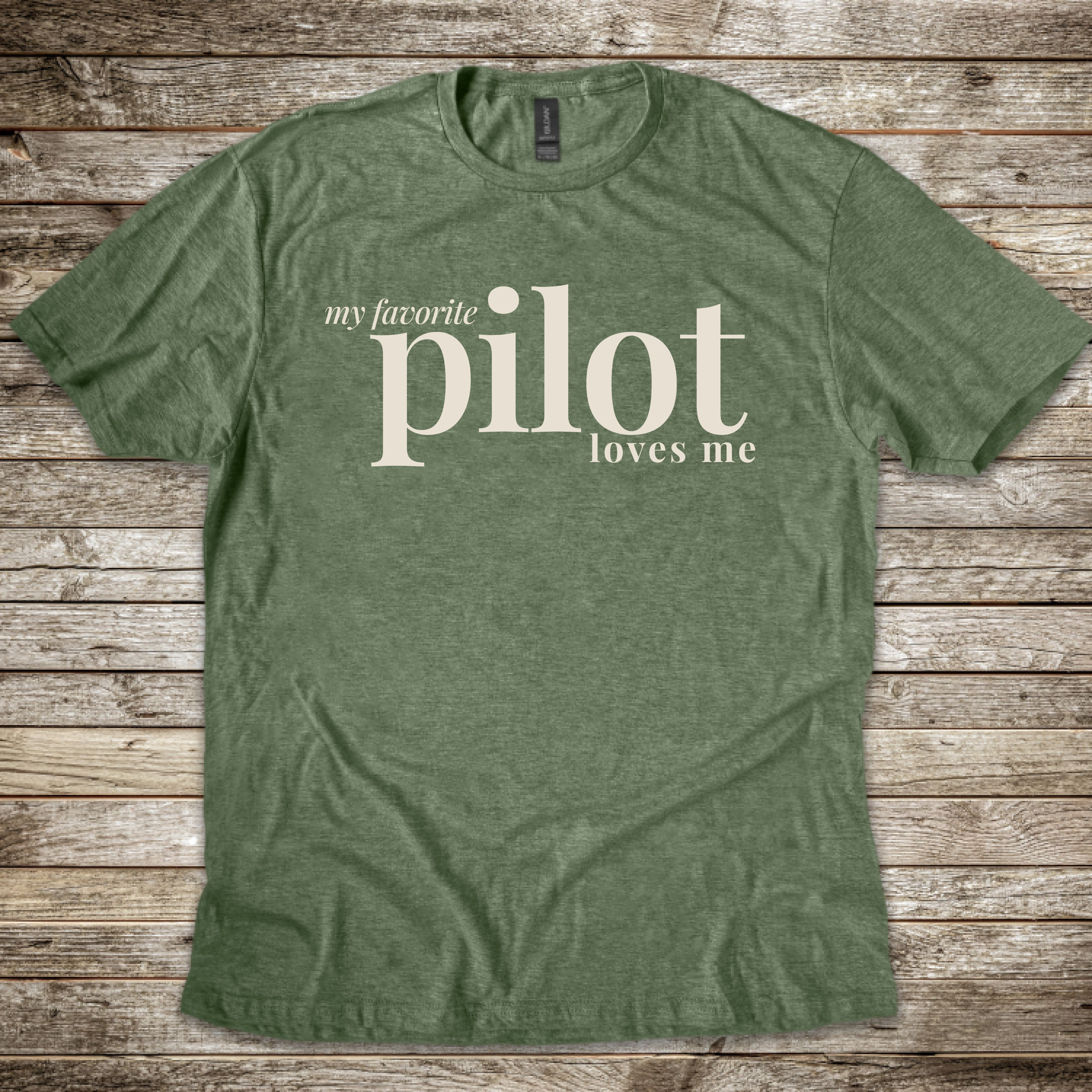 My Favorite Pilot Loves Me Classic T-Shirt