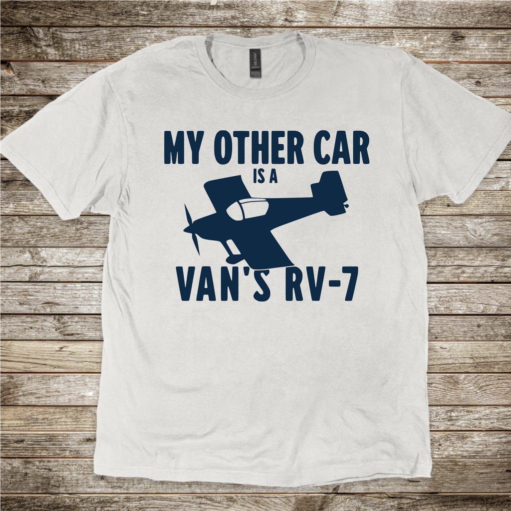 Experimental aircraft T-shirt for Van's RV-7 enthusiasts