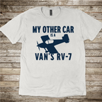 Experimental aircraft T-shirt for Van's RV-7 enthusiasts