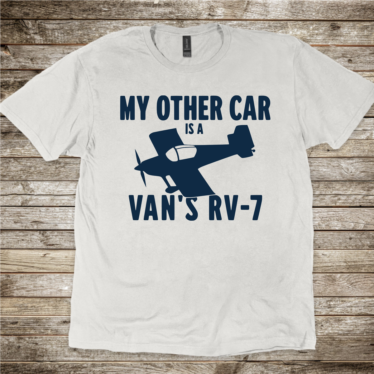 Experimental aircraft T-shirt for Van's RV-7 enthusiasts