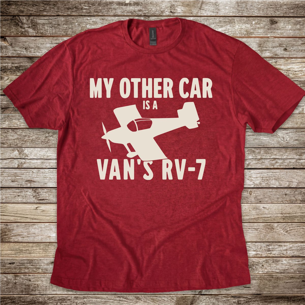 RV-7 builder gift shirt with My Other Car slogan