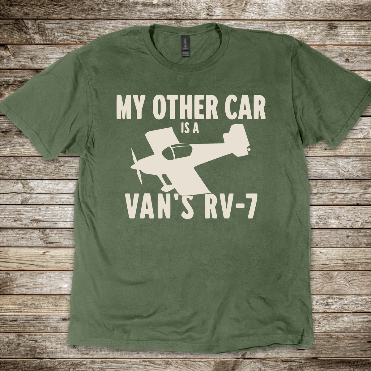 My Other Car Is a Van's RV-7 aviation T-shirt by Aero Rascals