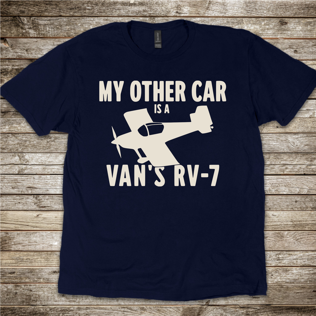 Van's RV-7 pilot T-shirt for aircraft owners