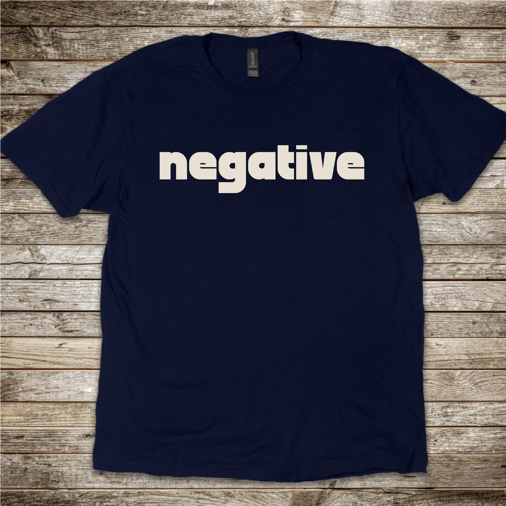Negative pilot T-shirt with aviation radio humour