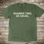 Number Two. As Usual T-Shirt