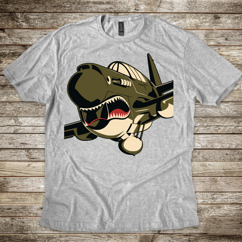 P-40 Warhawk Shark Mouth T-Shirt