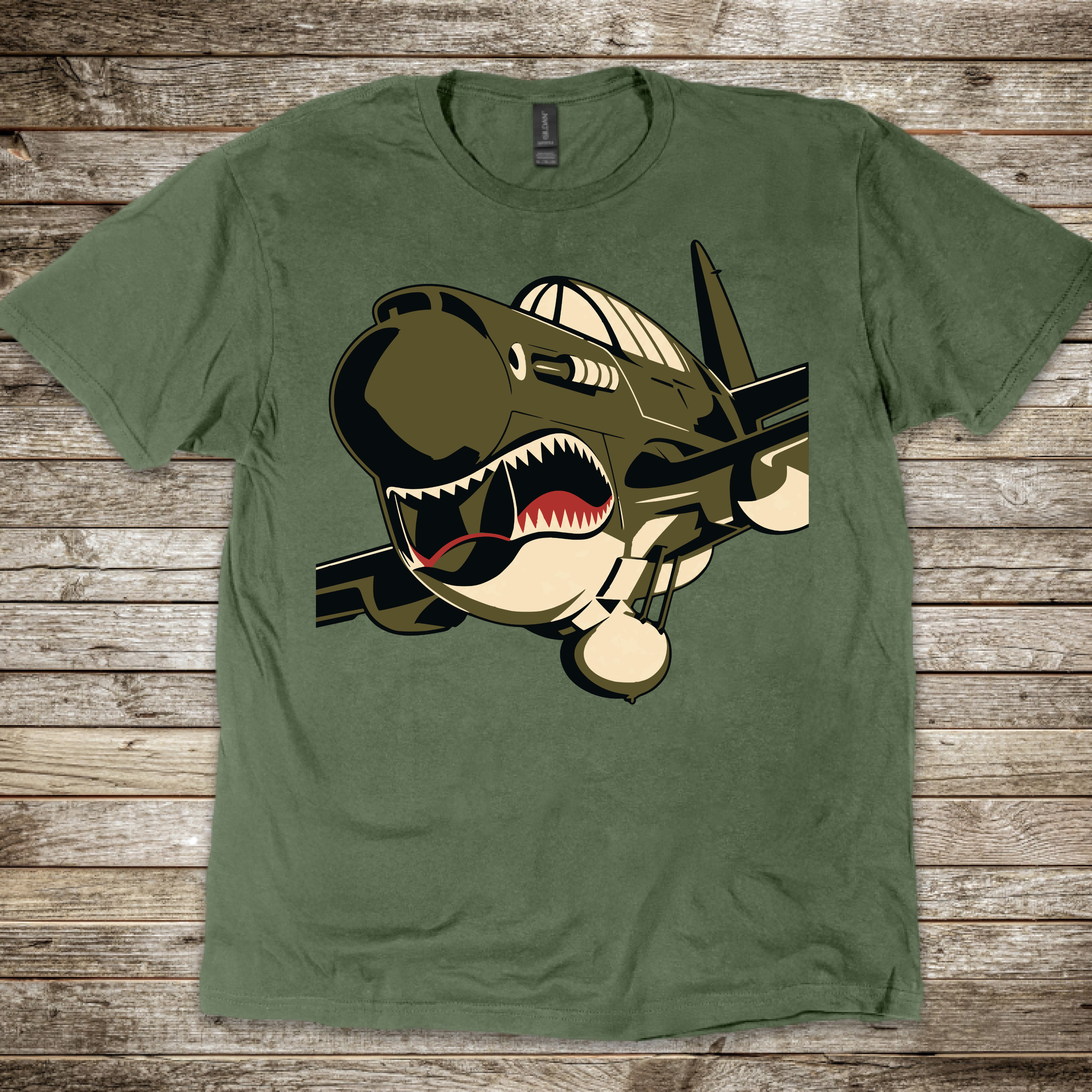 P-40 Warhawk Shark Mouth T-Shirt