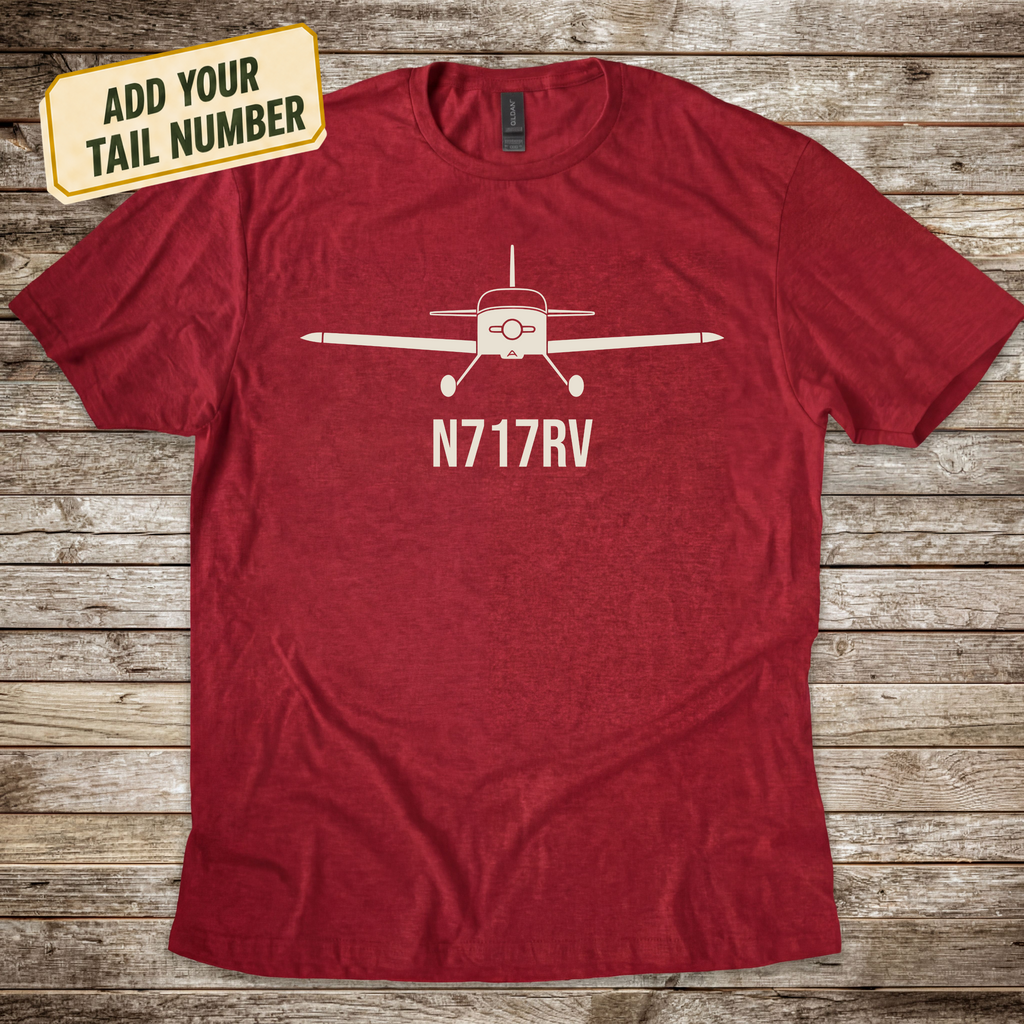 Personalized Van's RV-7 Ahead T-Shirt