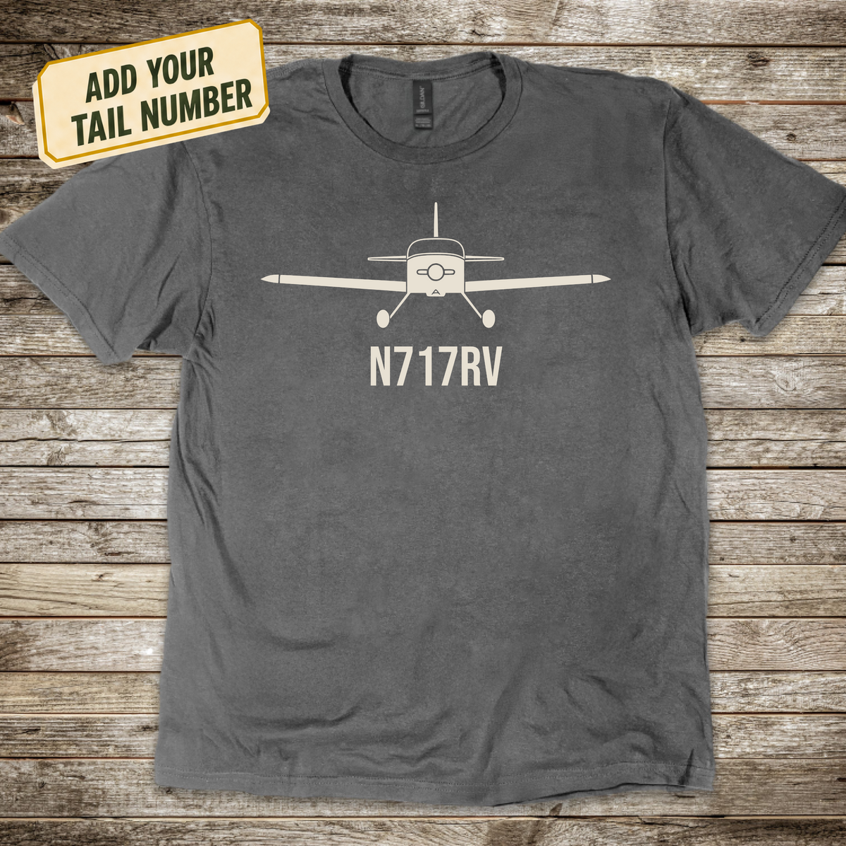 Personalized Van's RV-7 Ahead T-Shirt