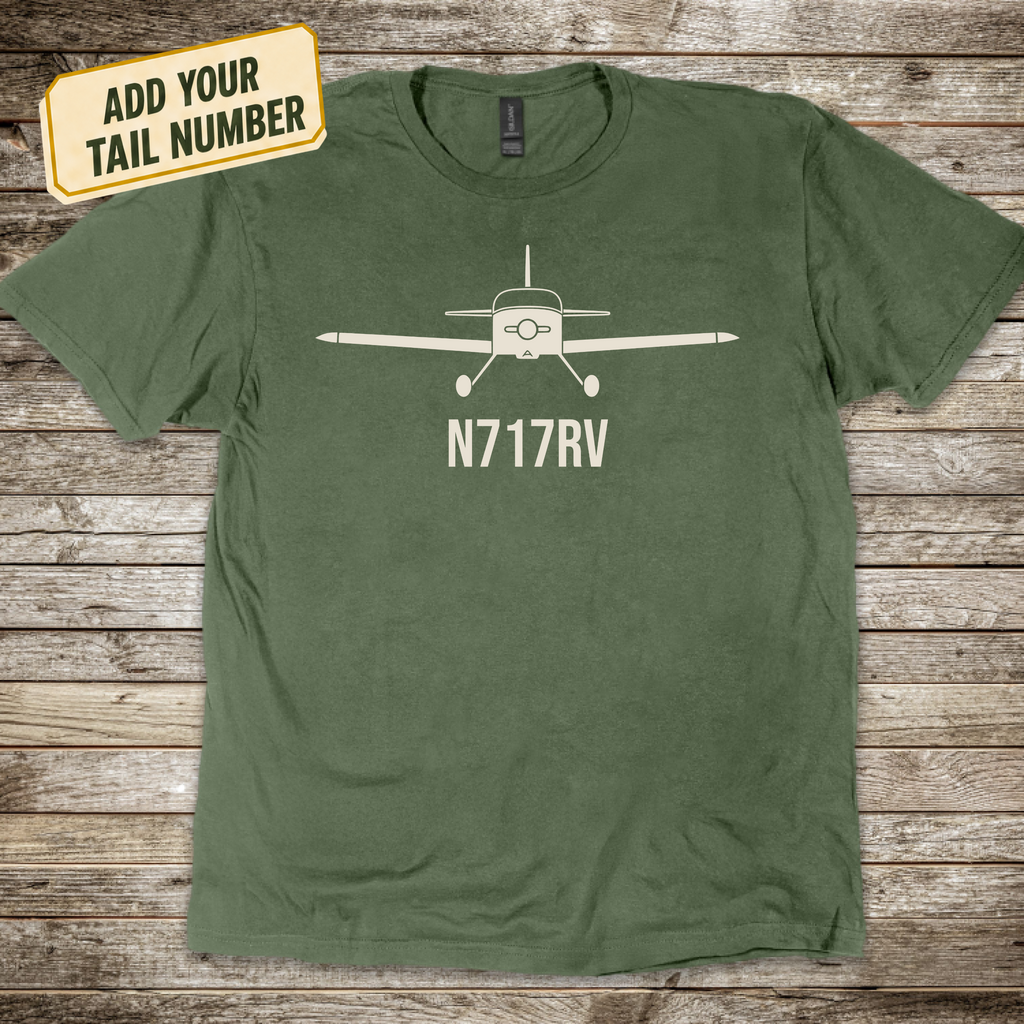 Personalized Van's RV-7 Ahead T-Shirt