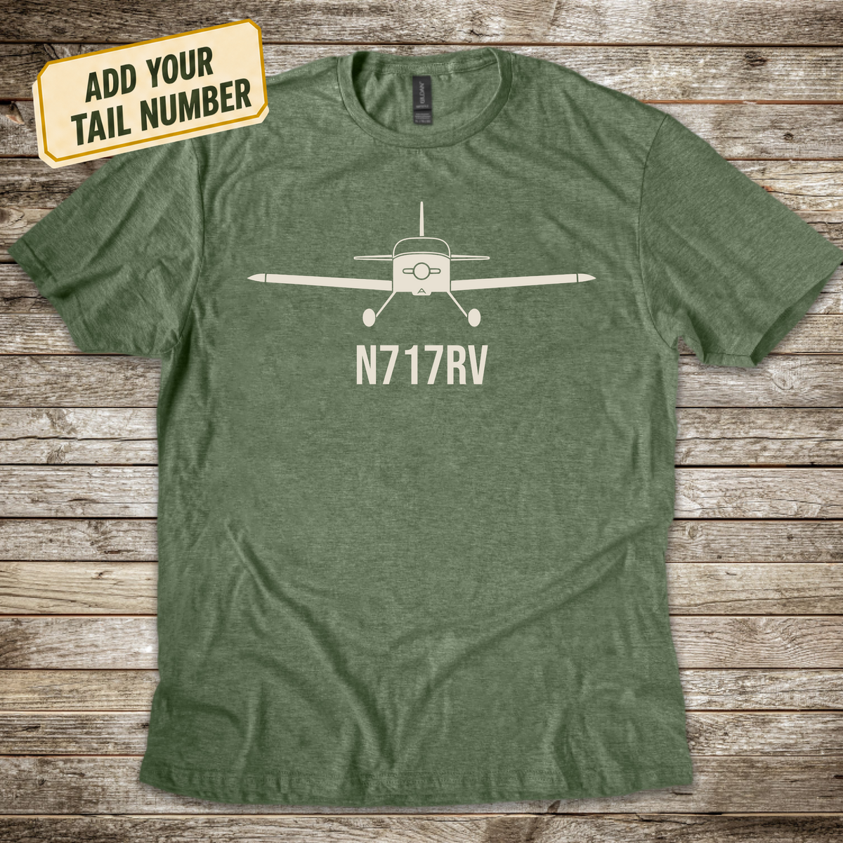 Personalized Van's RV-7 Ahead T-Shirt