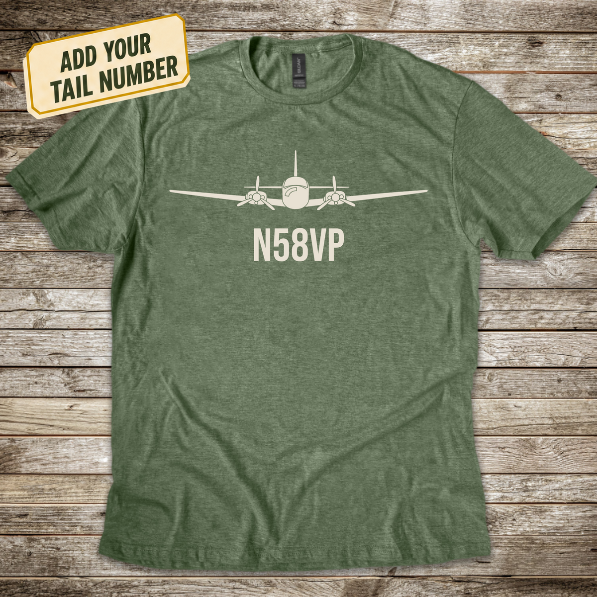 Personalized Baron 58 Ahead T-Shirt