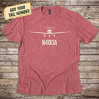 Personalized Diamond DA40 Ahead T-Shirt