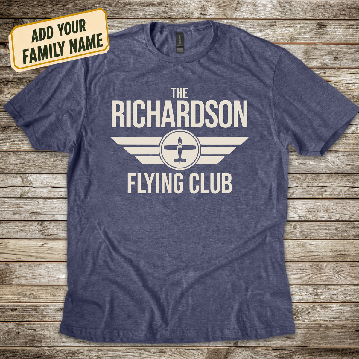 Personalized Family Flying Club T-Shirt