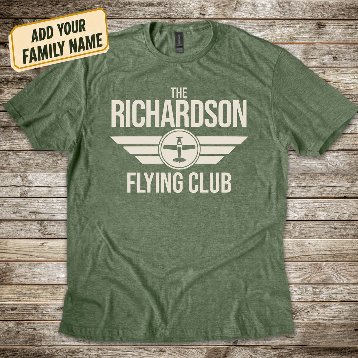 Personalized Family Flying Club T-Shirt