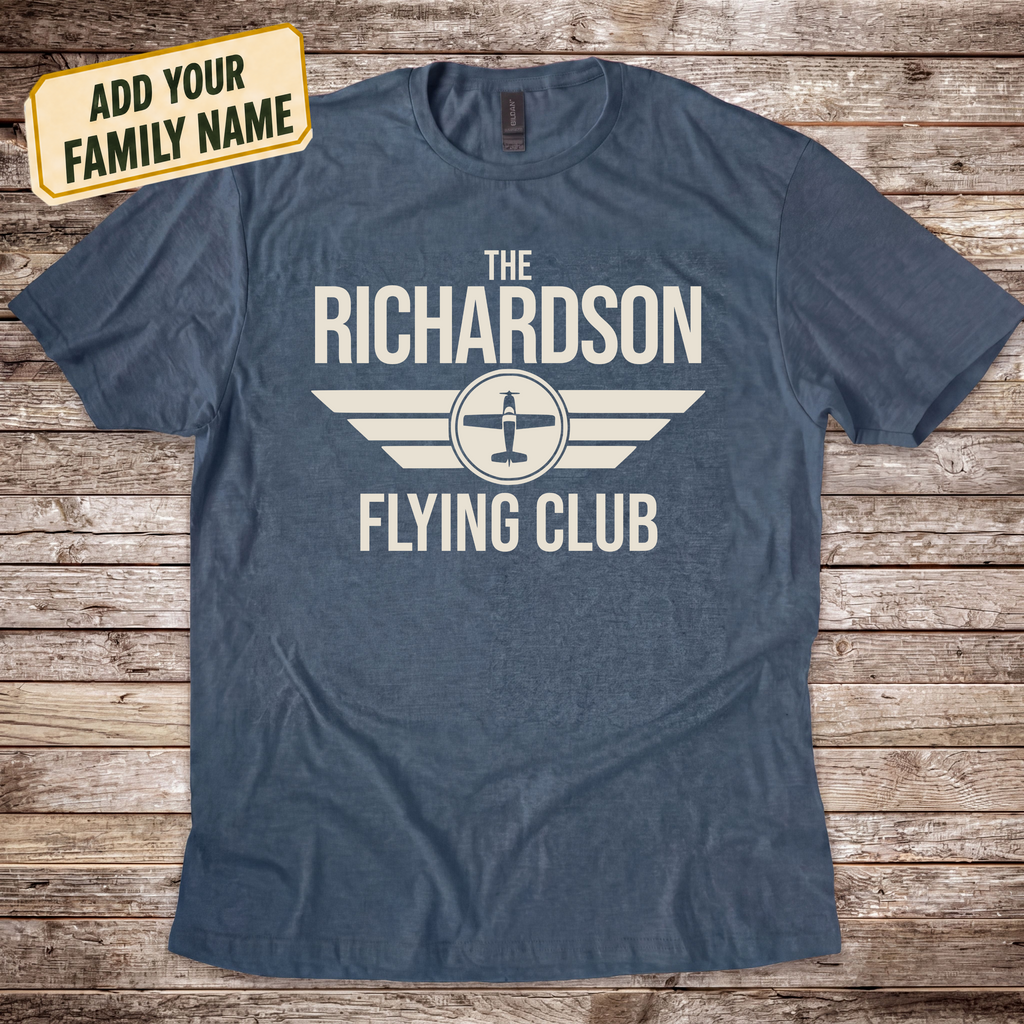 Personalized Family Flying Club T-Shirt