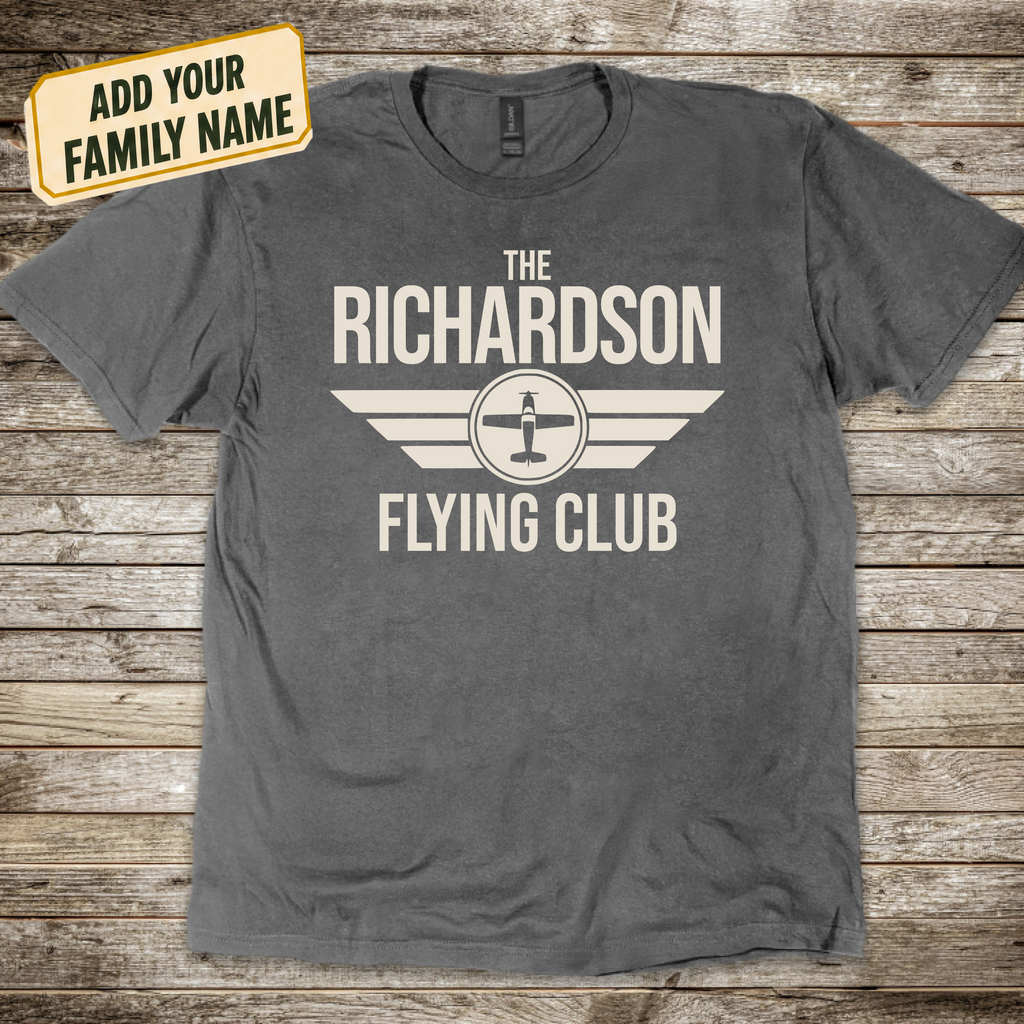 Personalized Family Flying Club T-Shirt
