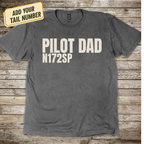 Personalized Pilot Dad T-Shirt