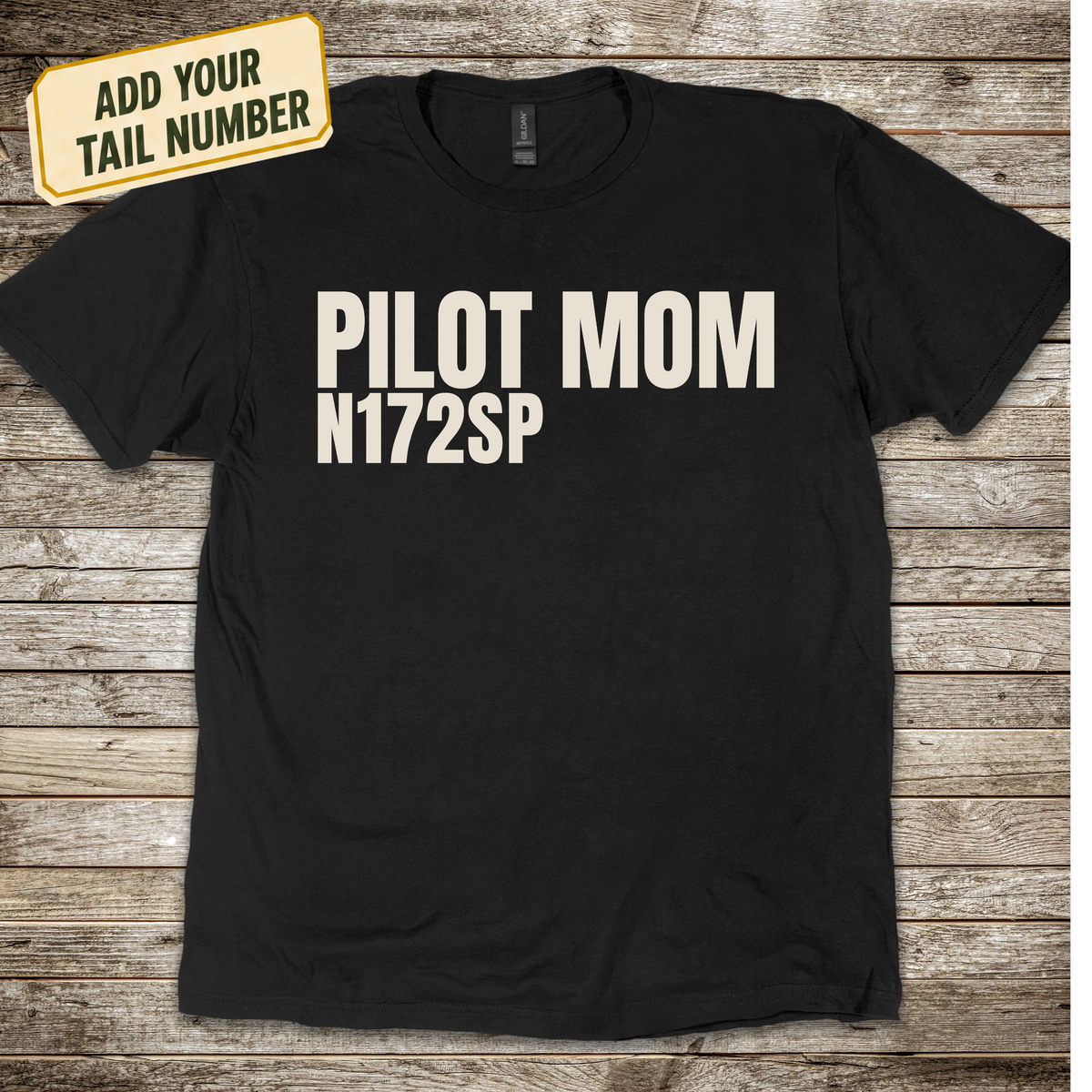 Personalized Pilot Mom T-Shirt