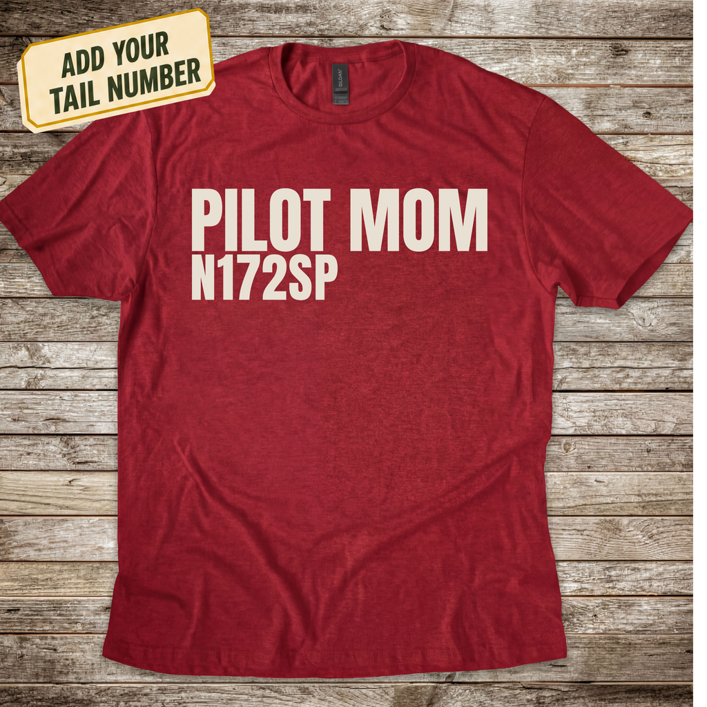 Personalized Pilot Mom T-Shirt