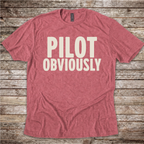 Aero Rascals Pilot Obviously T-shirt