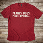 Aero Rascals Planes Dogs People Optional T-shirt