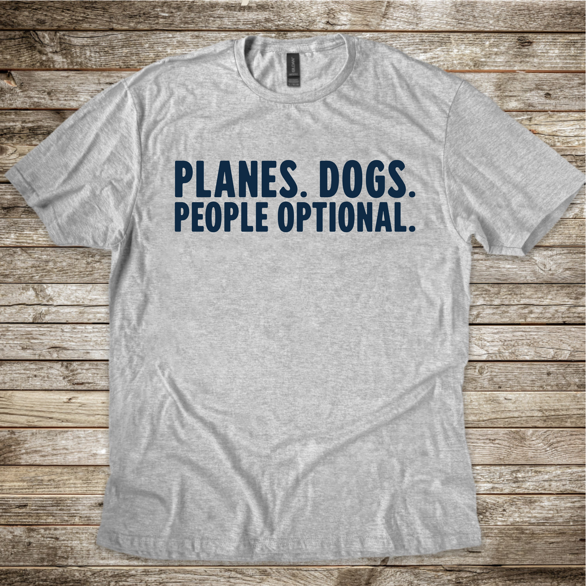 Planes and dogs pilot gift T-shirt