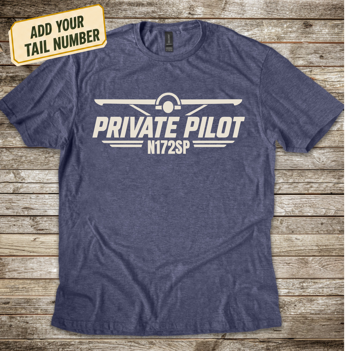 Personalized Tail Number T-Shirt