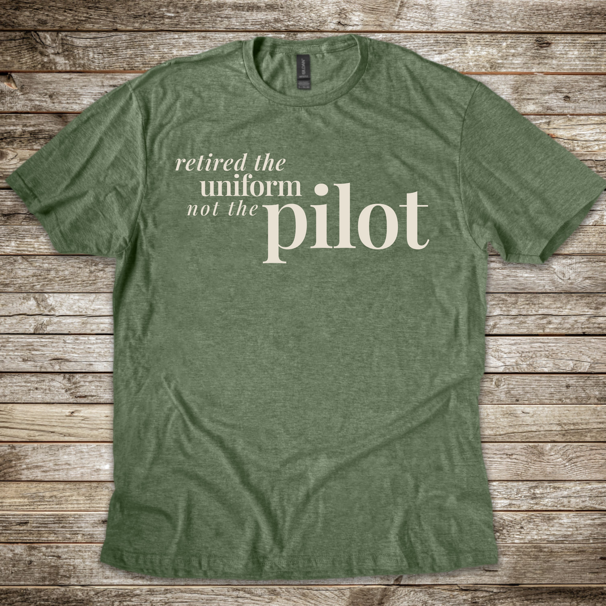 Retired the Uniform not the Pilot T-Shirt