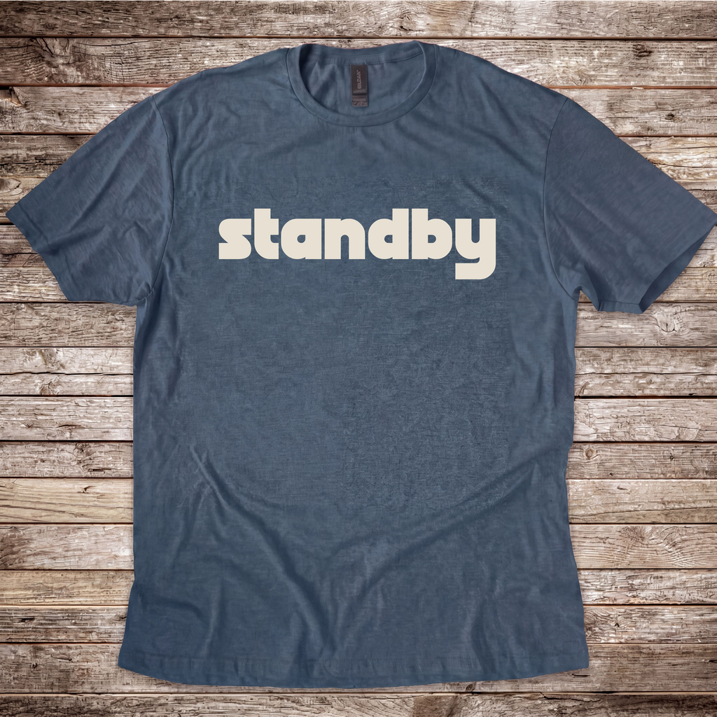 Standby aviation radio phraseology T-shirt for pilots and ATC