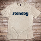 Standby aviation radio phraseology T-shirt for pilots and ATC