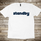 Standby aviation radio phraseology T-shirt for pilots and ATC