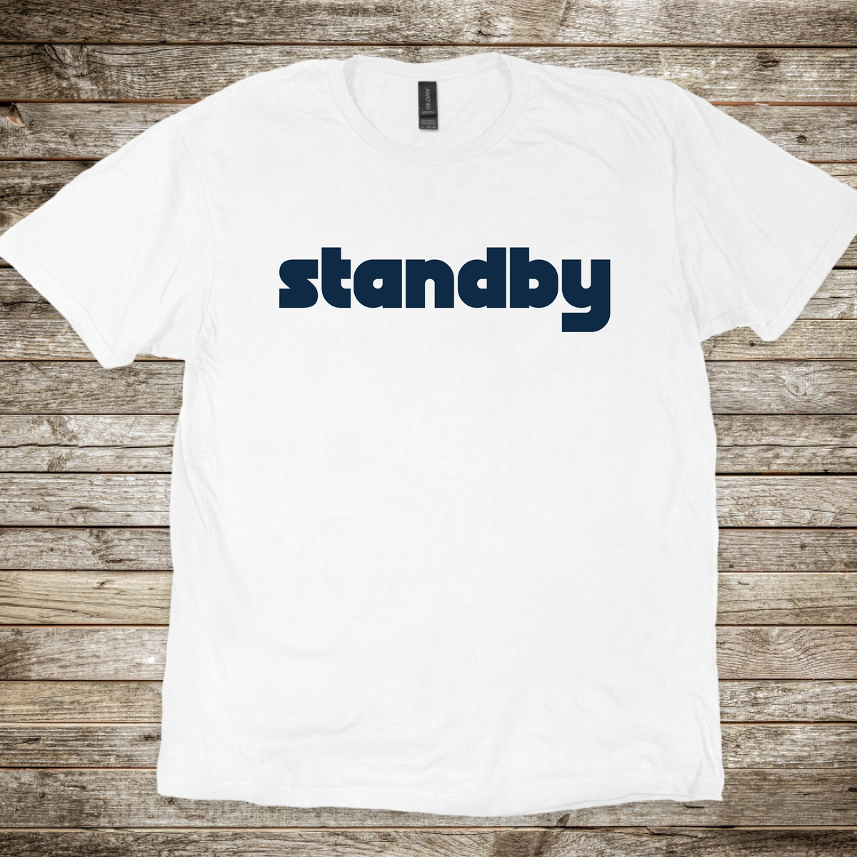 Standby aviation radio phraseology T-shirt for pilots and ATC