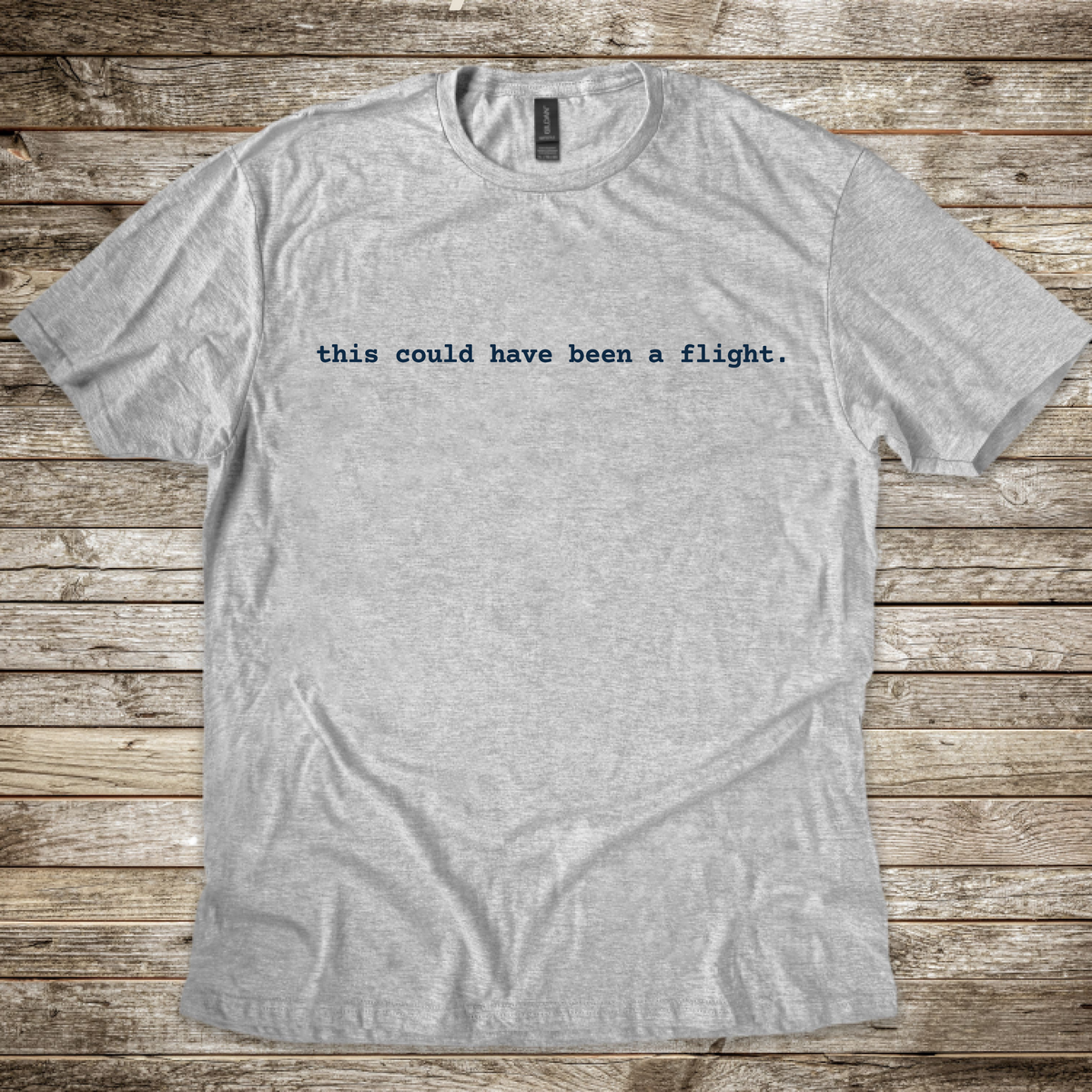 Funny pilot T-shirt for people who would rather be flying