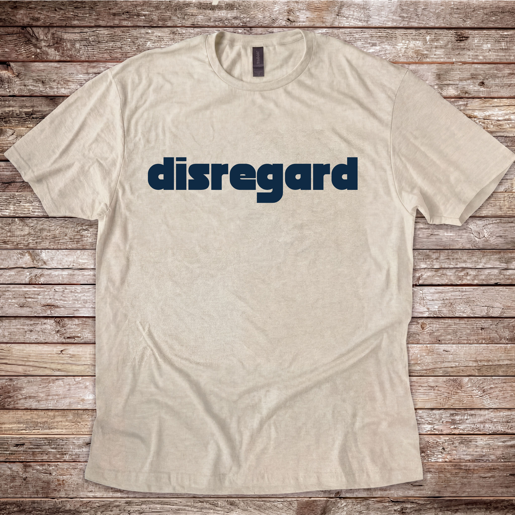 Disregard T-shirt for student pilots and flight instructors