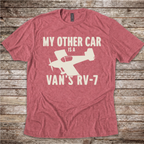 Aero Rascals My Other Car Is a Van's RV-7 T-shirt