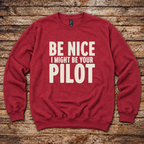 Pilot identity sweatshirt by Aero Rascals