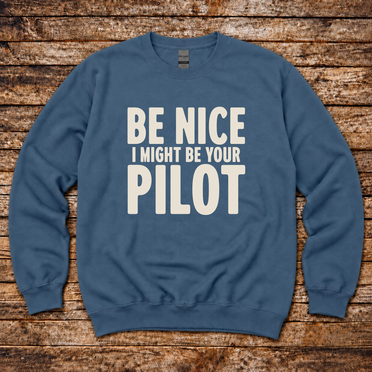 Aviation humour sweatshirt for pilots and flight instructors
