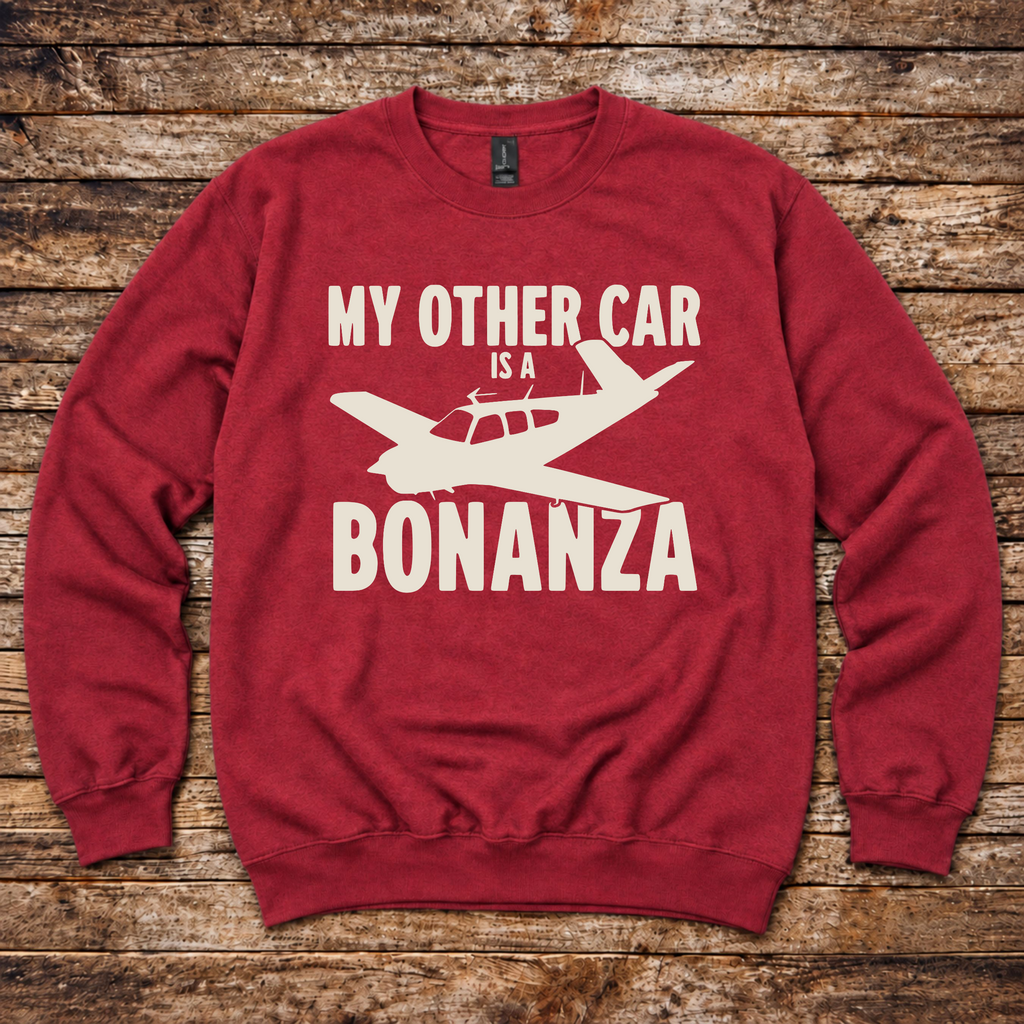Bonanza pilot aviation gift sweatshirt