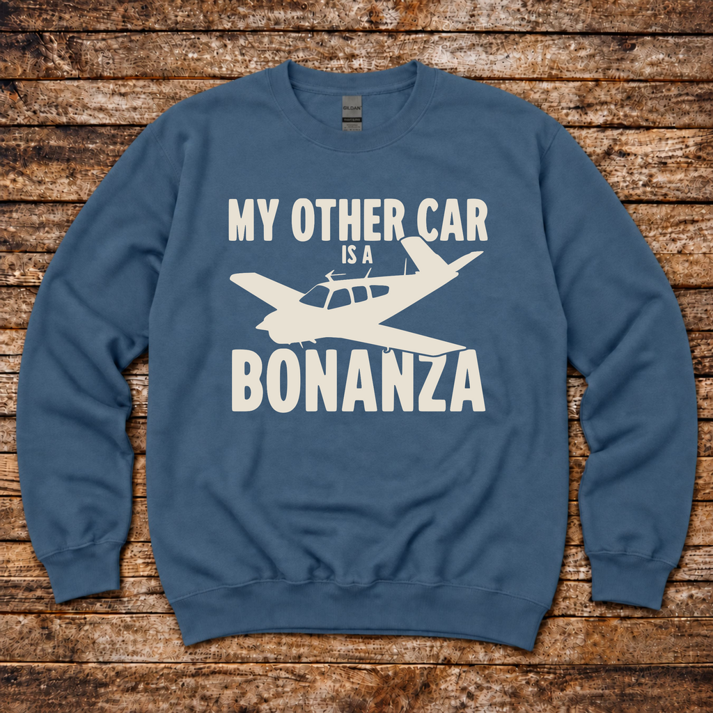 General aviation sweatshirt for Bonanza pilots and owners