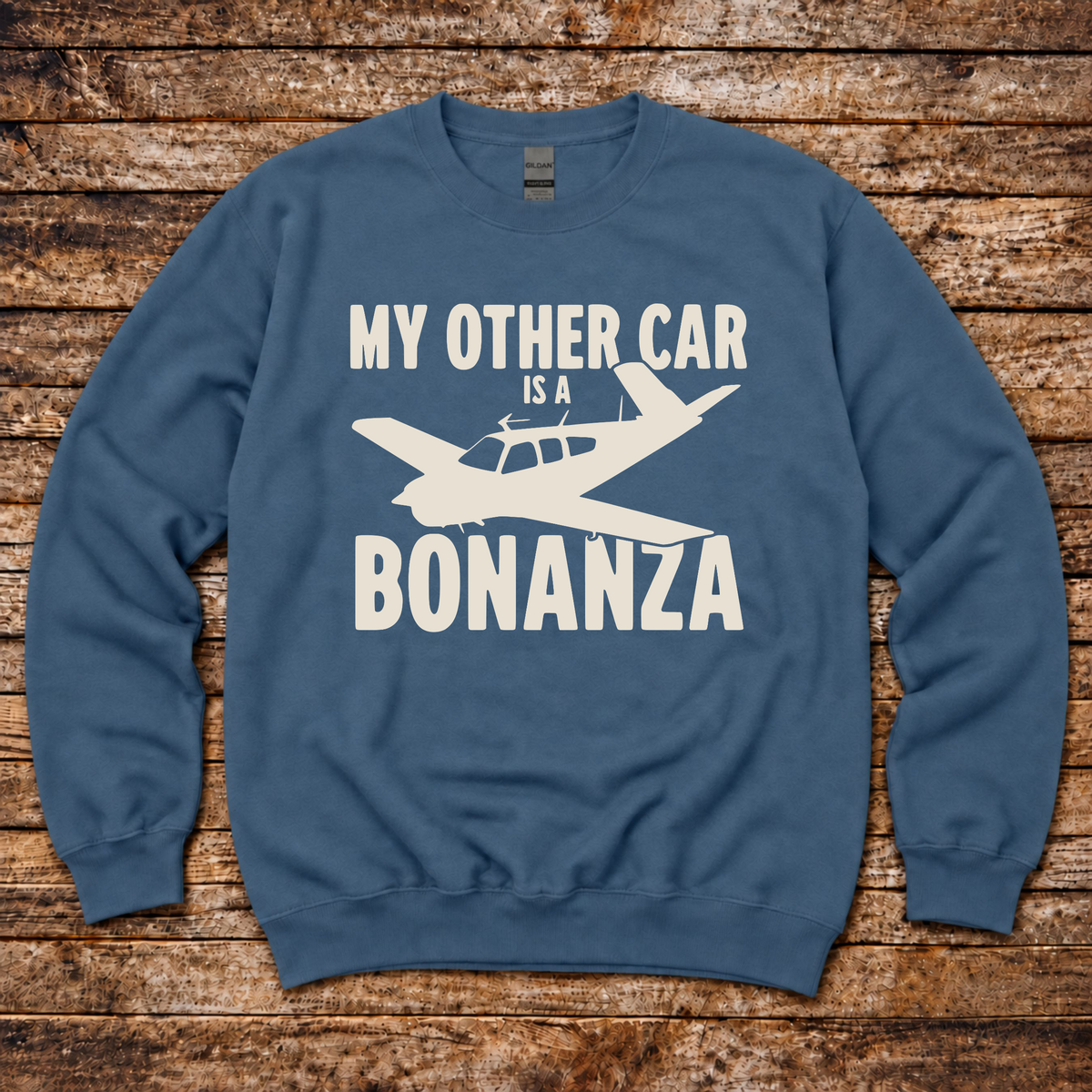 General aviation sweatshirt for Bonanza pilots and owners