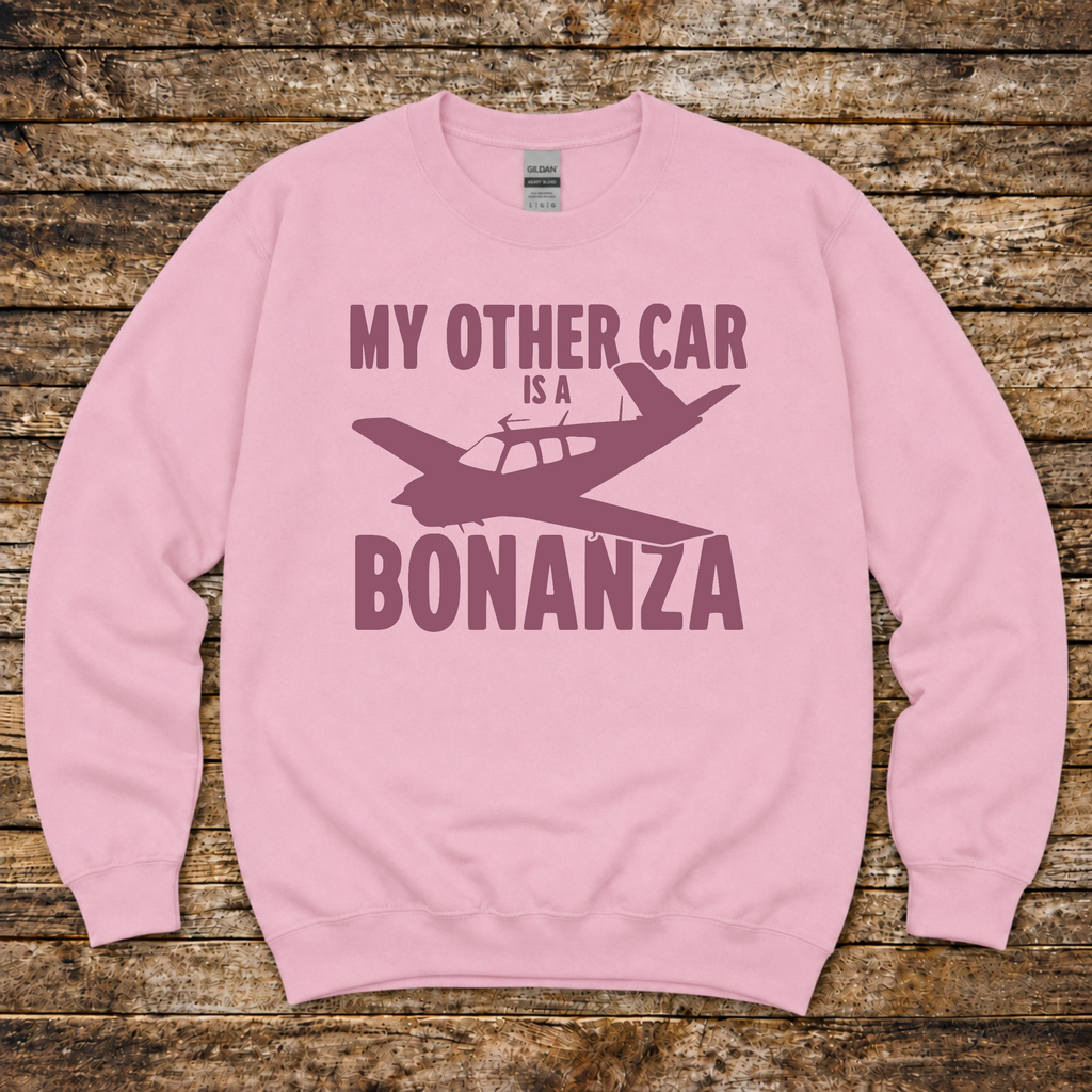 My Other Car is a Bonanza unisex crewneck sweatshirt