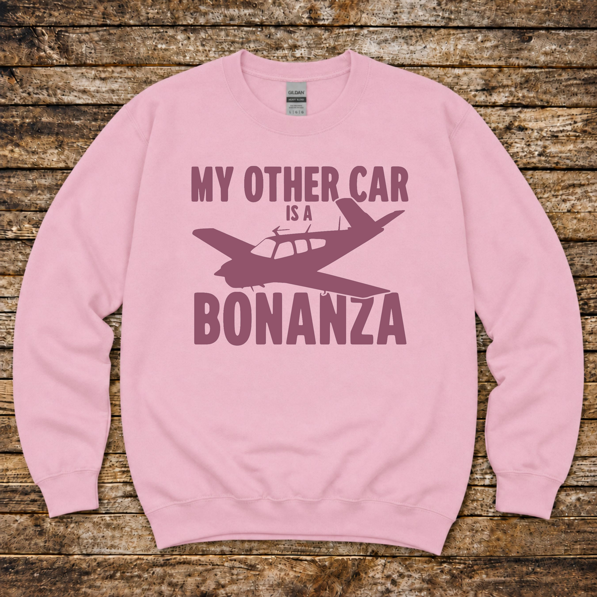 My Other Car is a Bonanza unisex crewneck sweatshirt