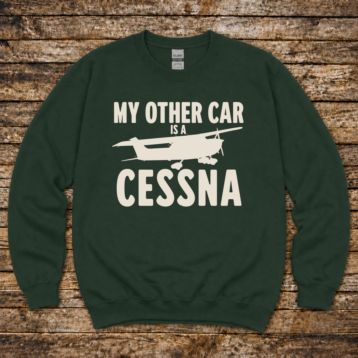 General aviation sweatshirt for Cessna pilots and owners