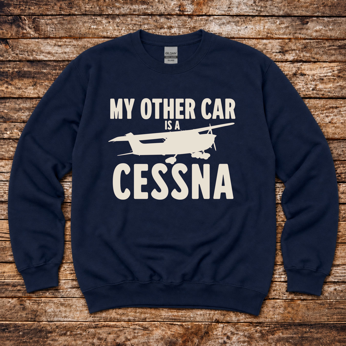 Aviation humour sweatshirt for Cessna owners