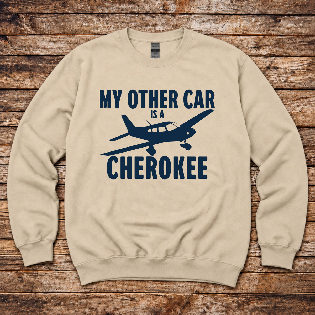 Aero Rascals My Other Car is a Cherokee sweatshirt