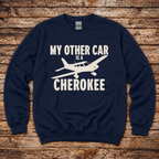 Aviation humour sweatshirt for Cherokee owners